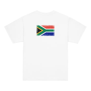 South Africa Flag Tee | Back Print | Kids | Youth Cotton