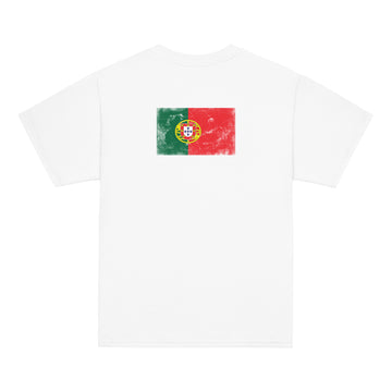 Portugal Flag Tee | Back Print | Kids | Youth Cotton