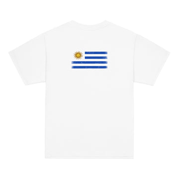 Uruguay Flag Tee | Back Print | Kids | Youth Cotton