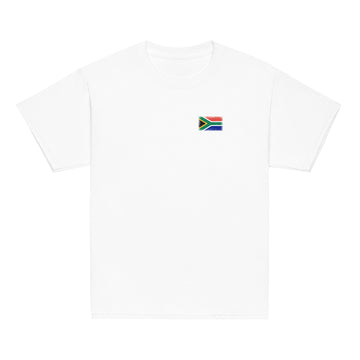 South Africa Flag Tee | Front | Kids | Youth Cotton